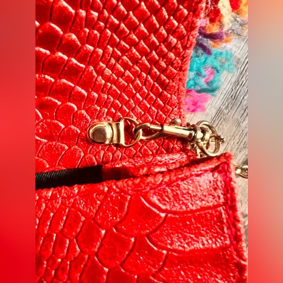 Red leather Crossbody clutch purchased in Italy - Picture 8 of 8